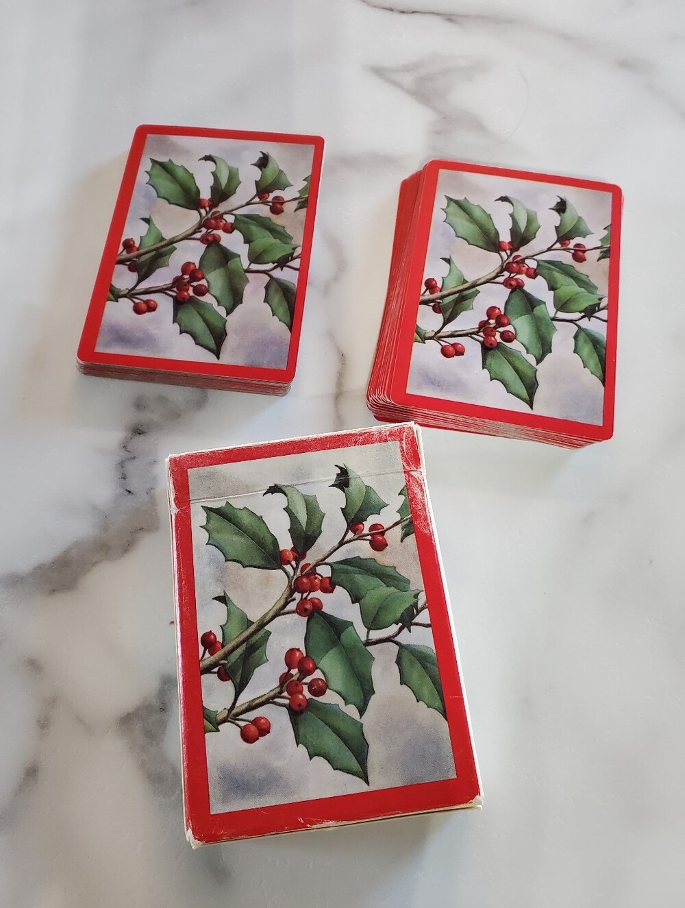 Vintage Deck The Halls Playing Cards